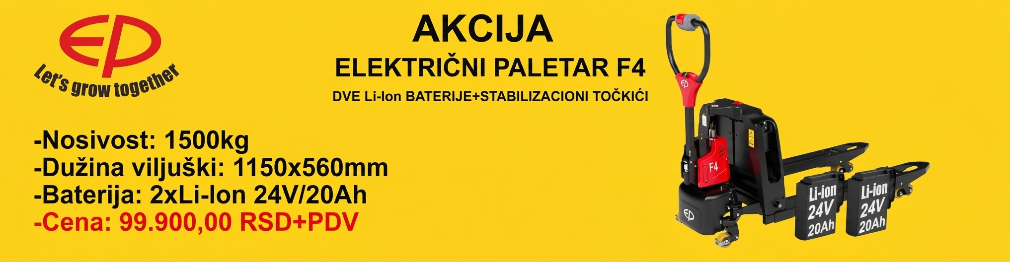 Paletar F4 Akcija