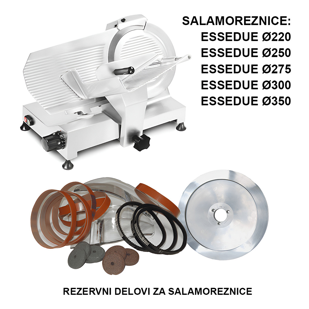 Salamoreznice ESSEDUE i rezervni delovi za salamoreznice