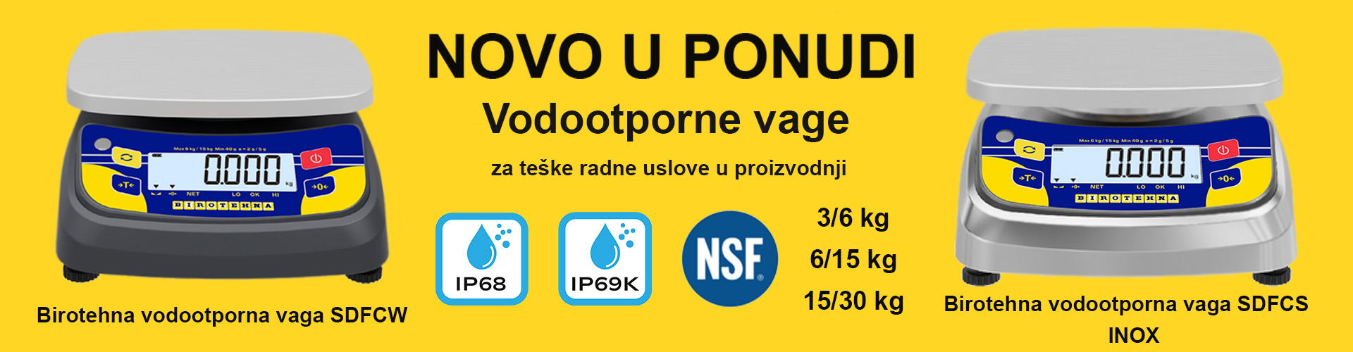 Vodootporne vage